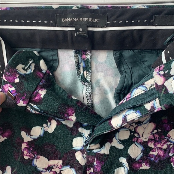 Floral Banana Republic pants - Picture 6 of 9